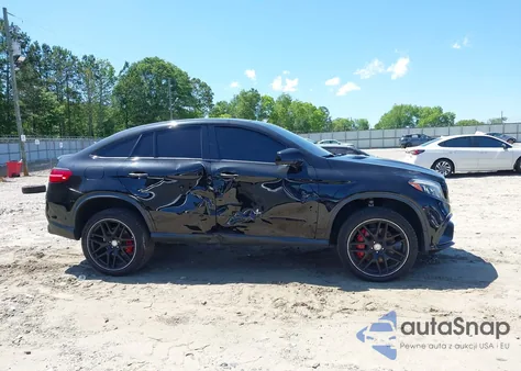 2017 Mercedes-Benz Amg Gle 63 Coupe S 4Matic z USA, uszkodzony, nr VIN 4JGED7FB1HA059443